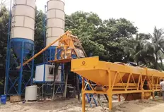 ड्राई मिक्सिंग के लिए स्टेशनरी मोबाइल कंक्रीट मिक्सर
