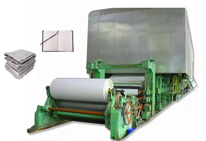 नोटबुक और ए 4 पेपर बनाने के लिए उत्पादन मशीन