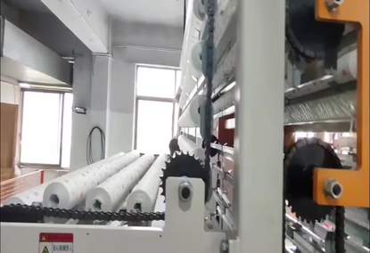 स्वचालित टॉयलेट पेपर रोल रिवाइंडिंग मशीन